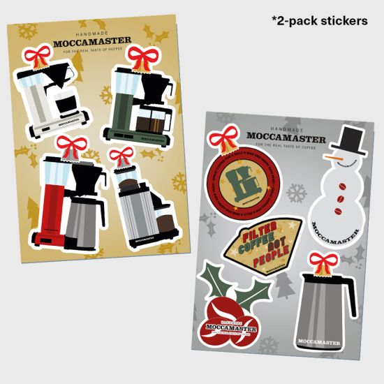 Moccamaster Kerst Sticker set