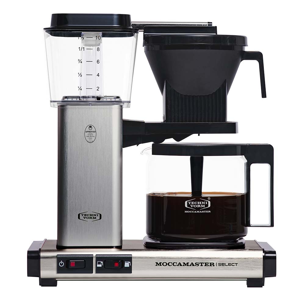 moccamaster keg select brushed silver